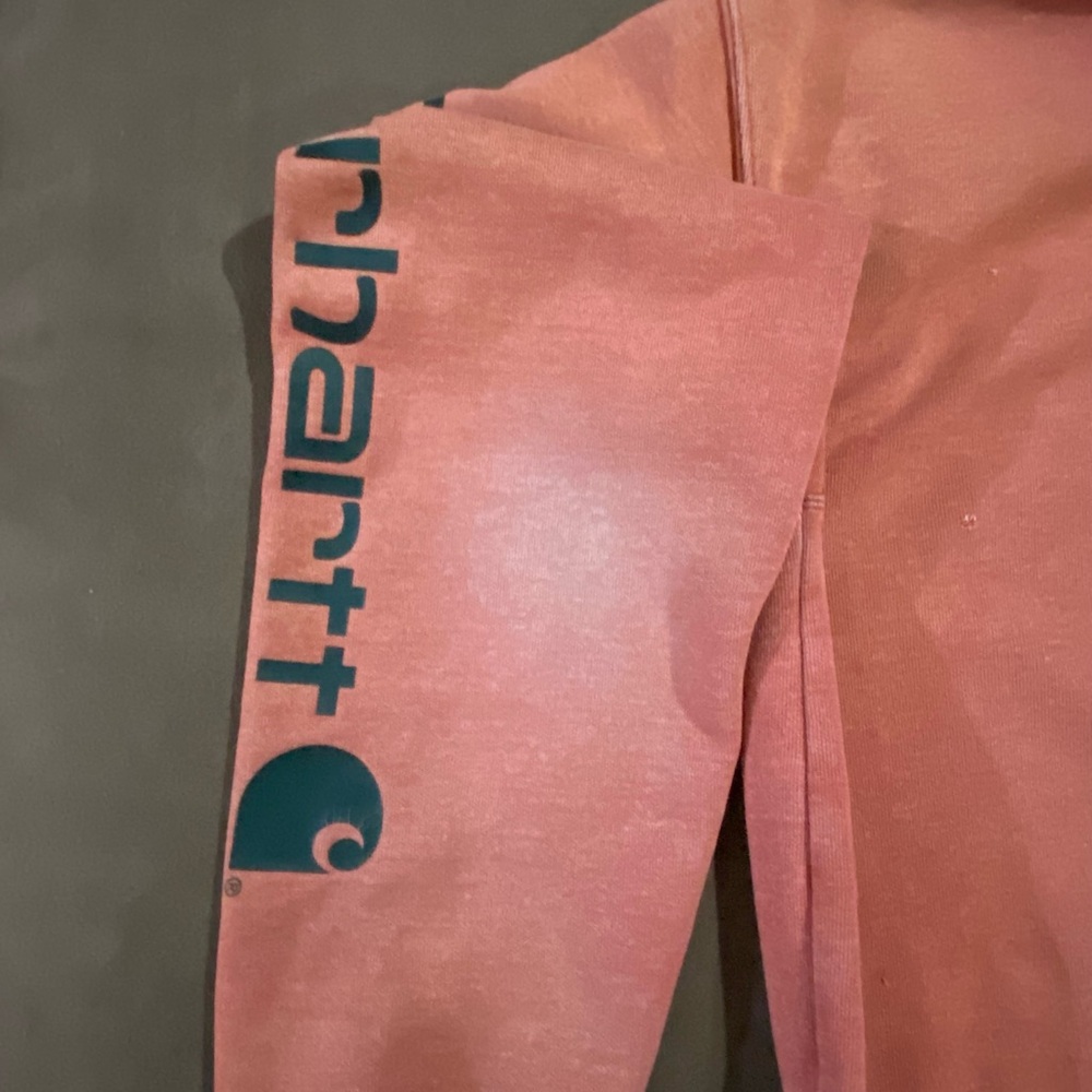 Carhartt Rusty Orange Hoodie Sweater - Picture 7 of 8